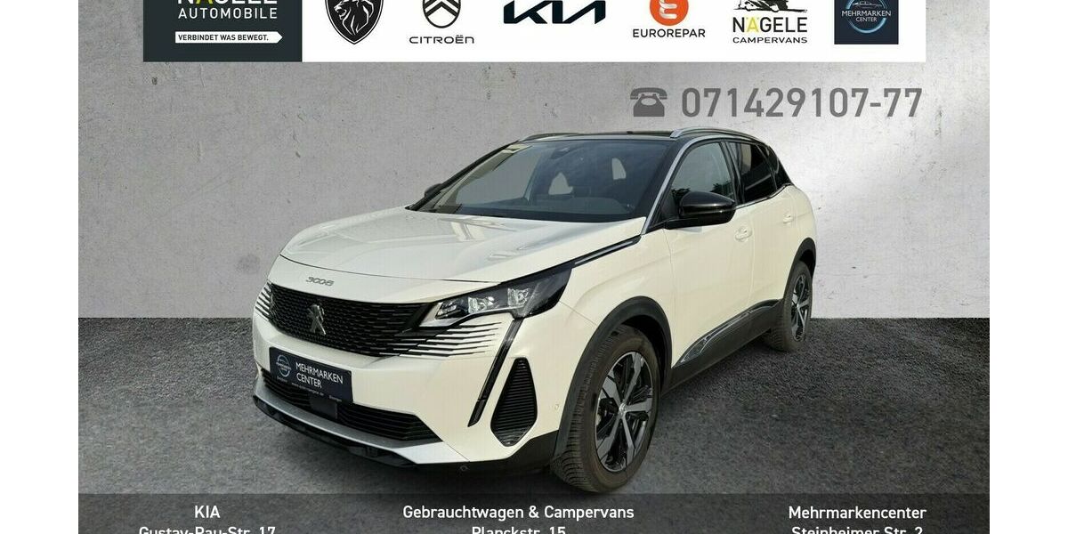 Peugeot 3008 21.302 km 25.800 &euro; Bietigheim-Bissingen 74321