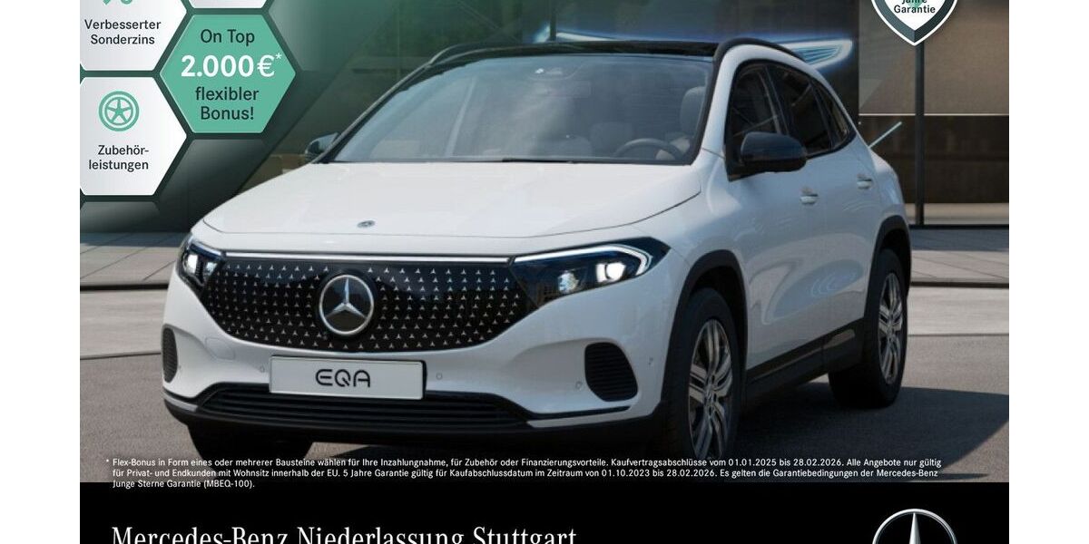 Mercedes-Benz EQA 13.928 km 34.490 € Stuttgart 70469