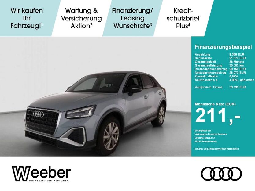 Audi Q2 11.175 km 32.890 € Weil der Stadt 71263