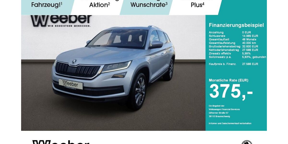 Skoda Kodiaq 99.980 km 26.790 &euro; Calw 75365