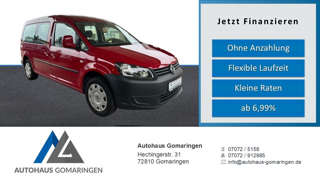 VW Caddy Maxi 118.000 km 15.999 &euro; Gomaringen 72810
