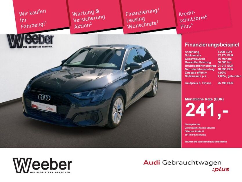 Audi A3 28.600 km 22.957 € Leonberg 71229