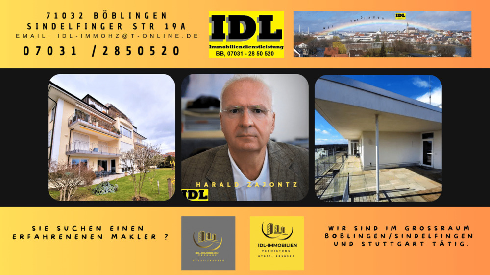 Renovierte 3-Zimmer-Wohnung mit Balkon, Parkett und Einbauküche – sofort frei! - Etagenwohnung Böblingen Dagersheim | Angebot:26835937