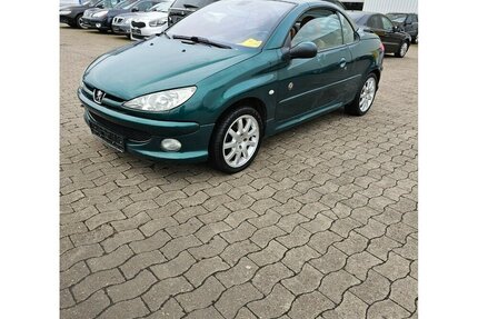 Peugeot 206cc 1,6i Roland Garros 1 HAND TÜV 2.26 LEDER ALU