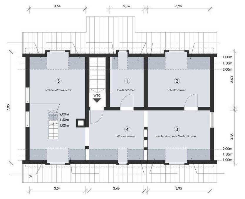 Renningen: Exklusive Maisonette-LoftWohnung im Fachwerkhaus - mit EBK & Tageslichtbad