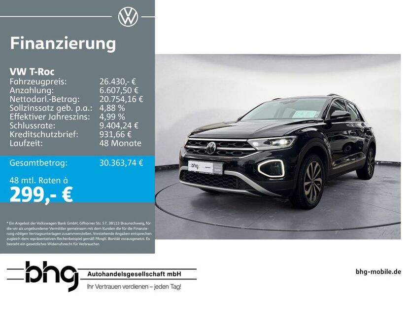 VW T-Roc 59.351 km 26.430 € Metzingen 72555