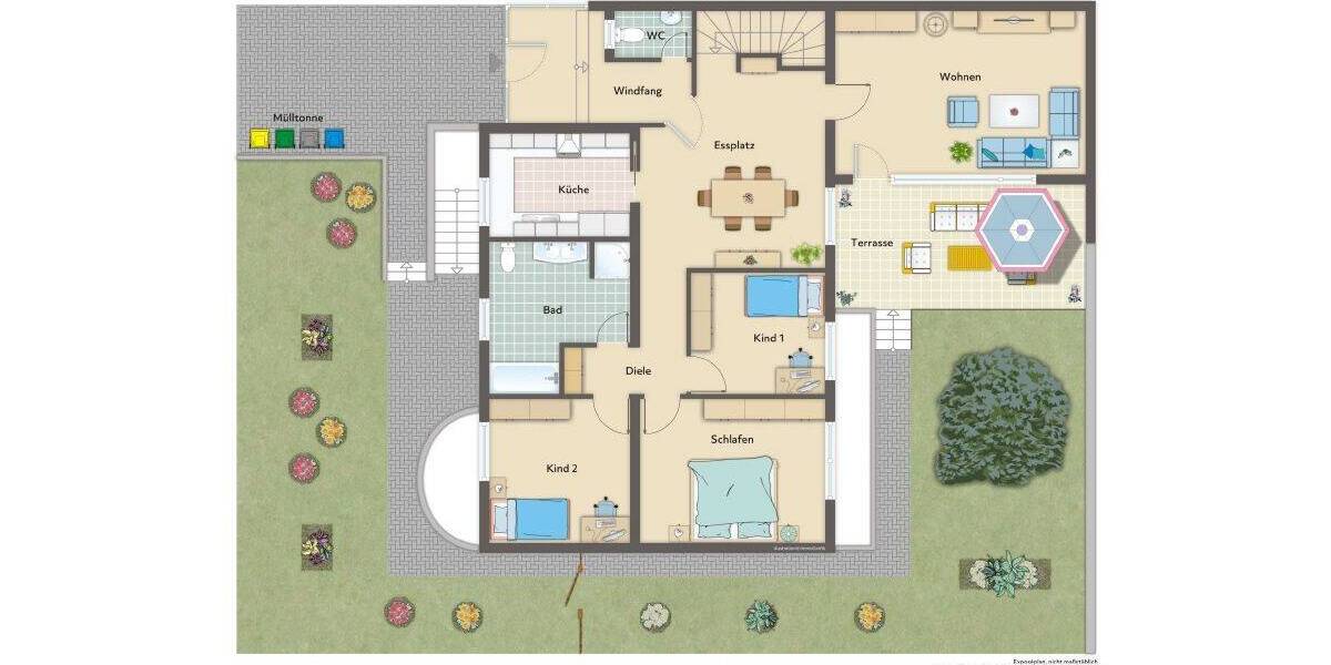 Bungalow Remseck Neckargröningen - 6 Zimmer, 185 m&sup2;, 650.000&euro; | Angebot:26891337