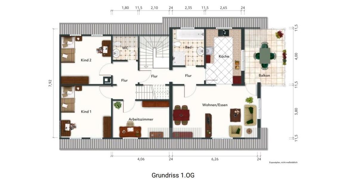 Maisonettenwohnung Neckartenzlingen - 4 Zimmer, 110 m&sup2;, 400.000&euro; | Angebot:26101314