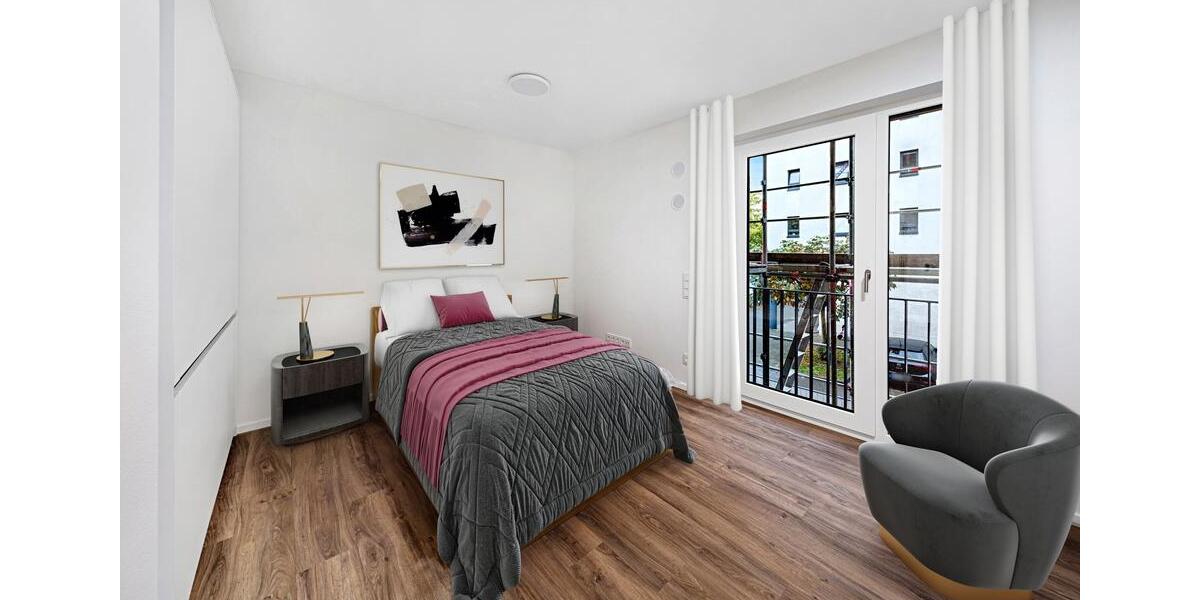 Erstbezug - Möbliertes 1 Zimmer-Apartment mit Einbauküche und Abstellraum - Typ J - Innenhof 1 zimmer