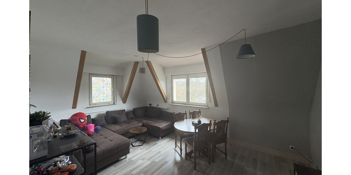 Direkt am Neckarufer wohnen – Dachgeschoss mit besonderem Flair - Dachgeschoßwohnung Stuttgart Bad Cannstatt Bad Cannstatt (Stadtbezirk) | Angebot:25990532