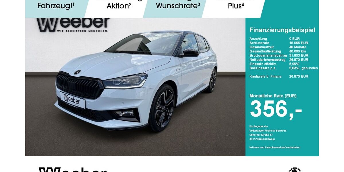 Skoda Fabia 6.000 km 26.450 &euro; Calw 75365