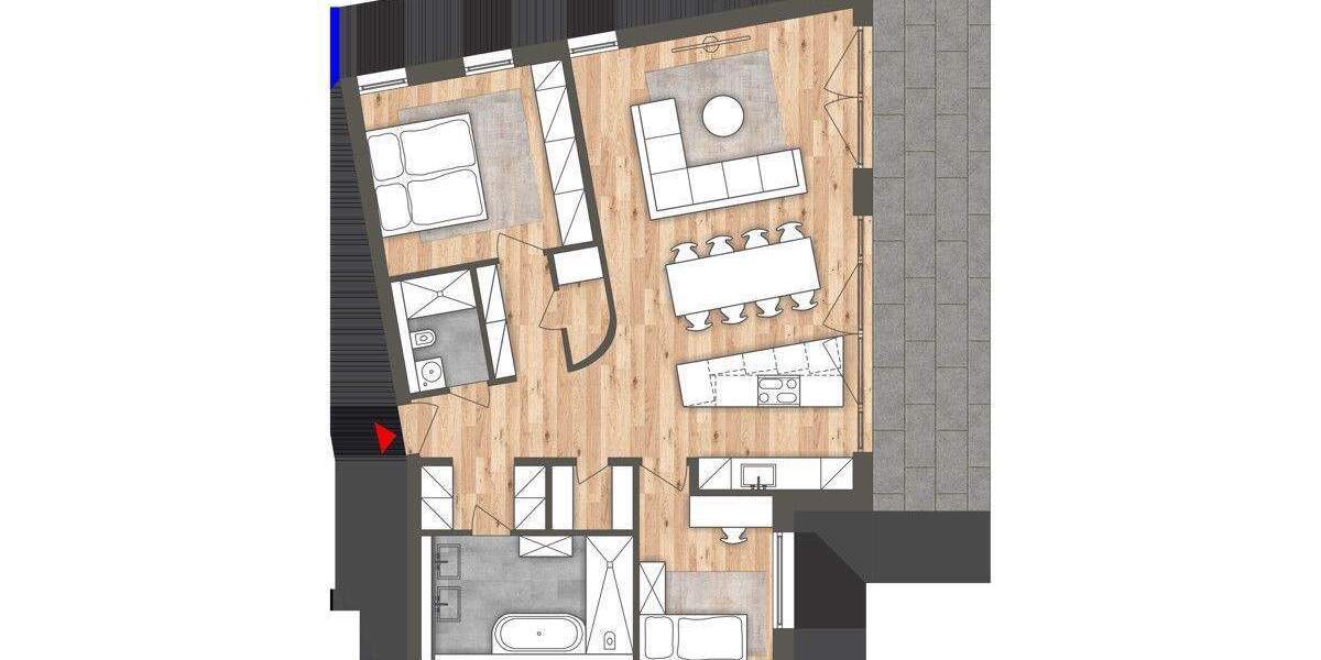Etagenwohnung Niefern-Öschelbronn / Öschelbronn Öschelbronn - 3 Zimmer, 98 m&sup2;, 483.630&euro; | Angebot:24860404