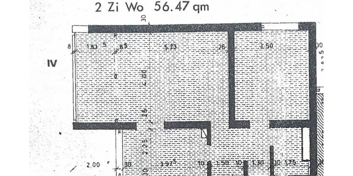 Etagenwohnung Pforzheim Haidach - 2 Zimmer, 57 m&sup2;, 175.000&euro; | Angebot:26618648