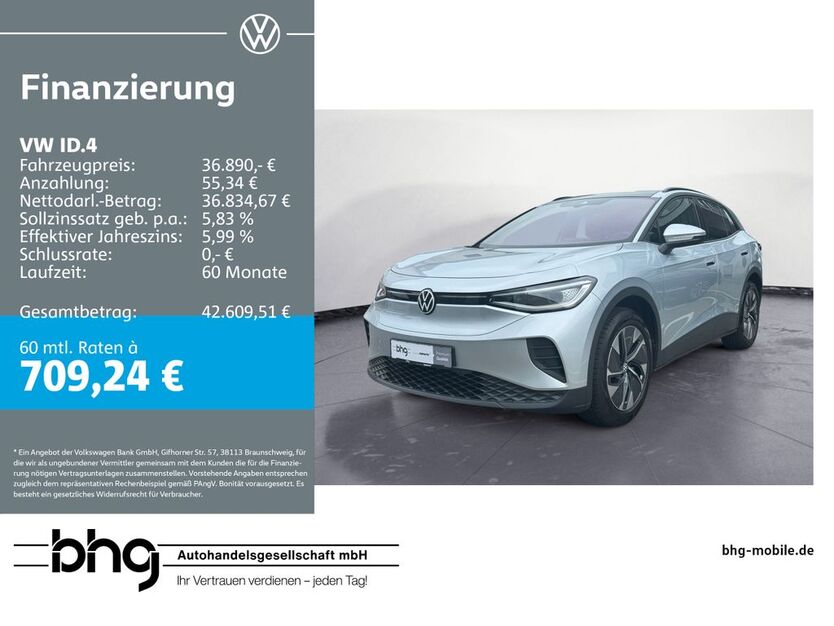 VW ID.4 7.297 km 36.320 € Metzingen 72555