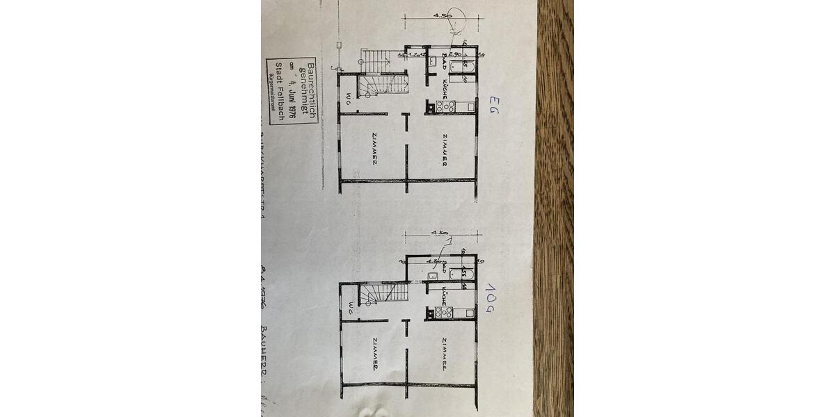 Doppelhaushälfte Fellbach Oeffingen - 6 Zimmer, 160 m&sup2;, 2.500&euro; | Angebot:26129547