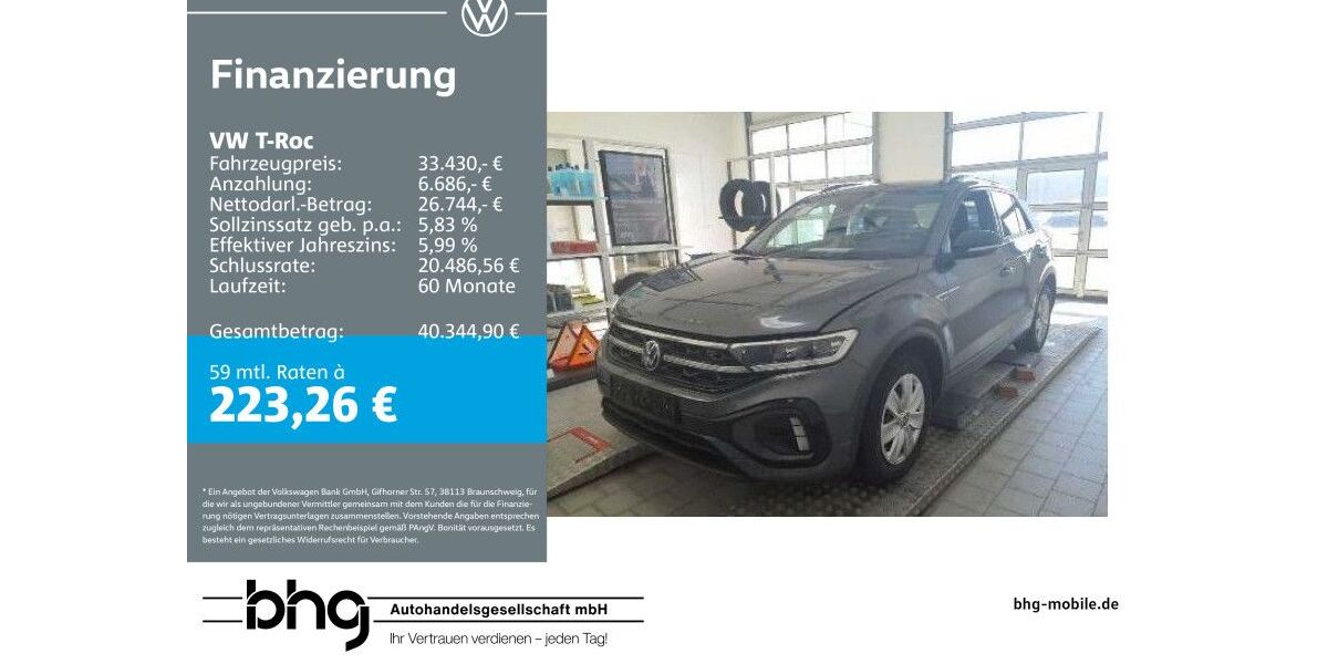 VW T-Roc 15.364 km 31.960 &euro; Reutlingen 72770