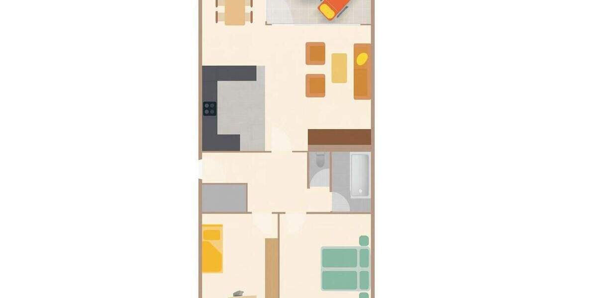 Etagenwohnung Stuttgart Asemwald - 3 Zimmer, 90 m&sup2;, 1.300&euro; | Angebot:24764219