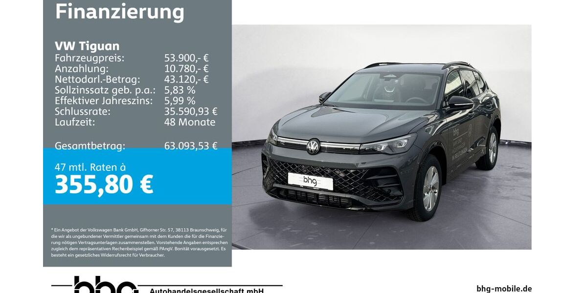 VW Tiguan 2.302 km 53.490 &euro; Reutlingen 72770