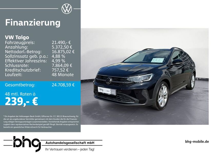 VW Taigo 6.660 km 21.490 € Metzingen 72555