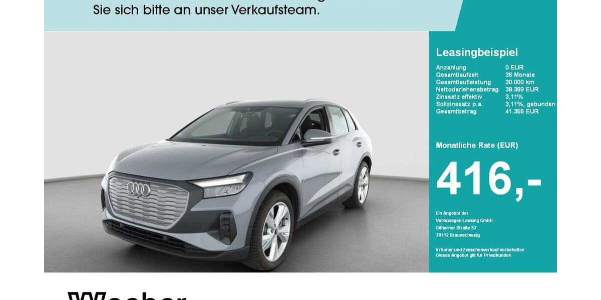 Audi Q4 e-tron 8.949 km 38.388 &euro; Leonberg 71229