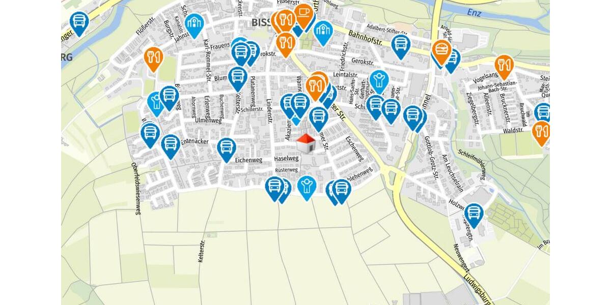 Einfamilienhaus Bietigheim-Bissingen Bissingen - 5.5 Zimmer, 163 m&sup2;, 1.800&euro; | Angebot:24805219