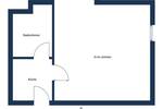 Möbliertes 1-Zimmer-Apartment im DG mit TG-Stellplatz - sofort bezugsfrei in Uni-Nähe!