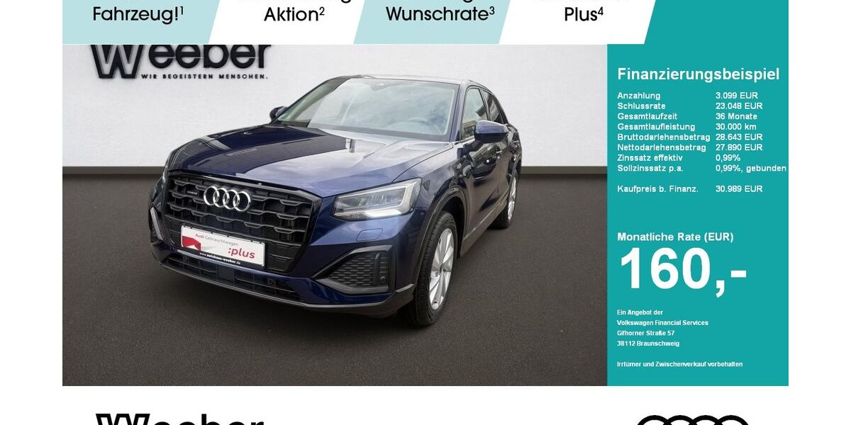 Audi Q2 21.496 km 30.477 &euro; Weil der Stadt 71263