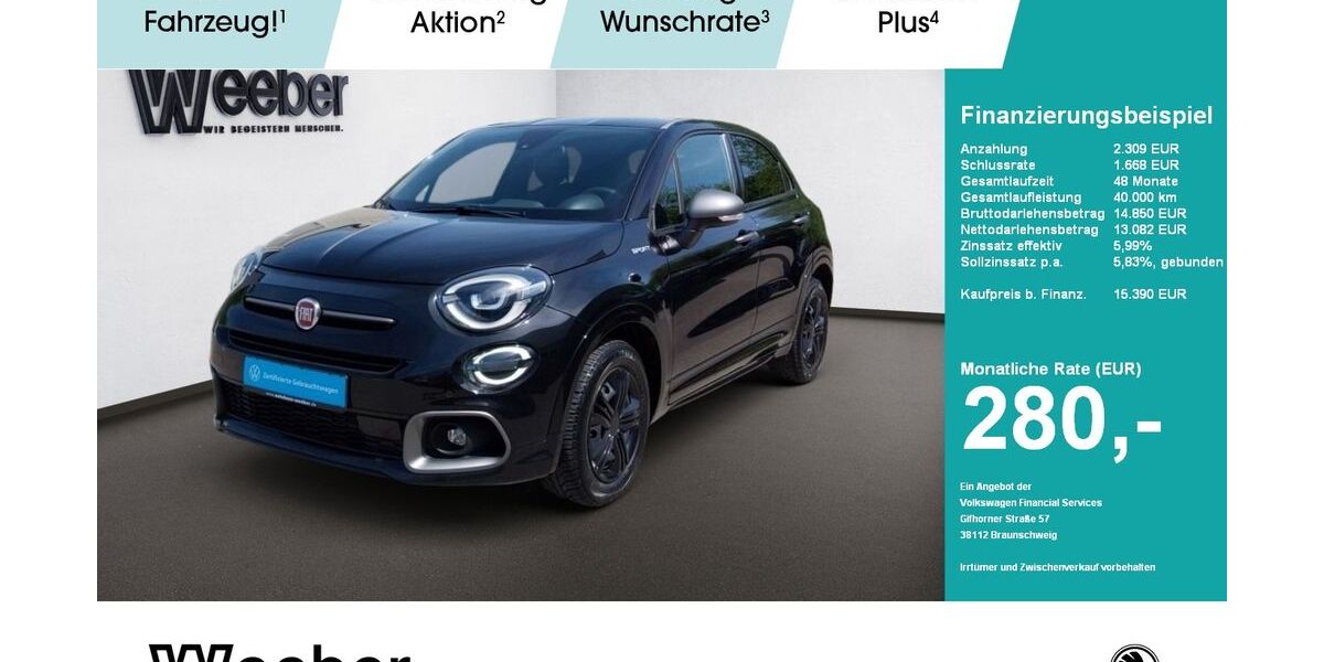 Fiat 500X 67.983 km 15.389 &euro; Herrenberg 71083