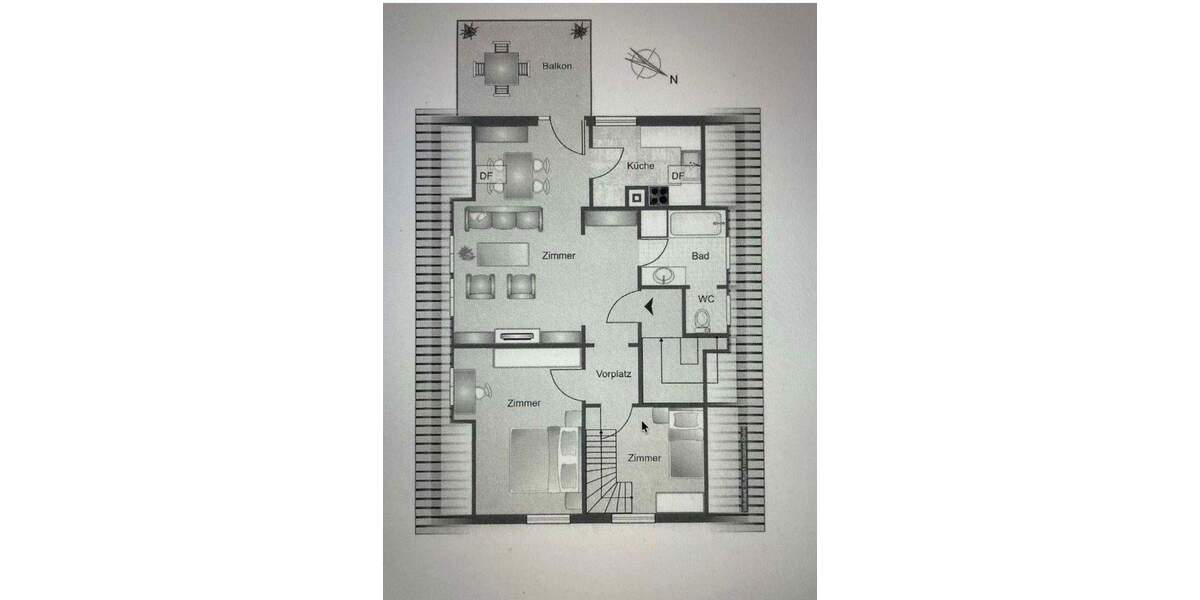 Etagenwohnung Korntal - 3 Zimmer, 75 m&sup2;, 265.000&euro; | Angebot:25748749