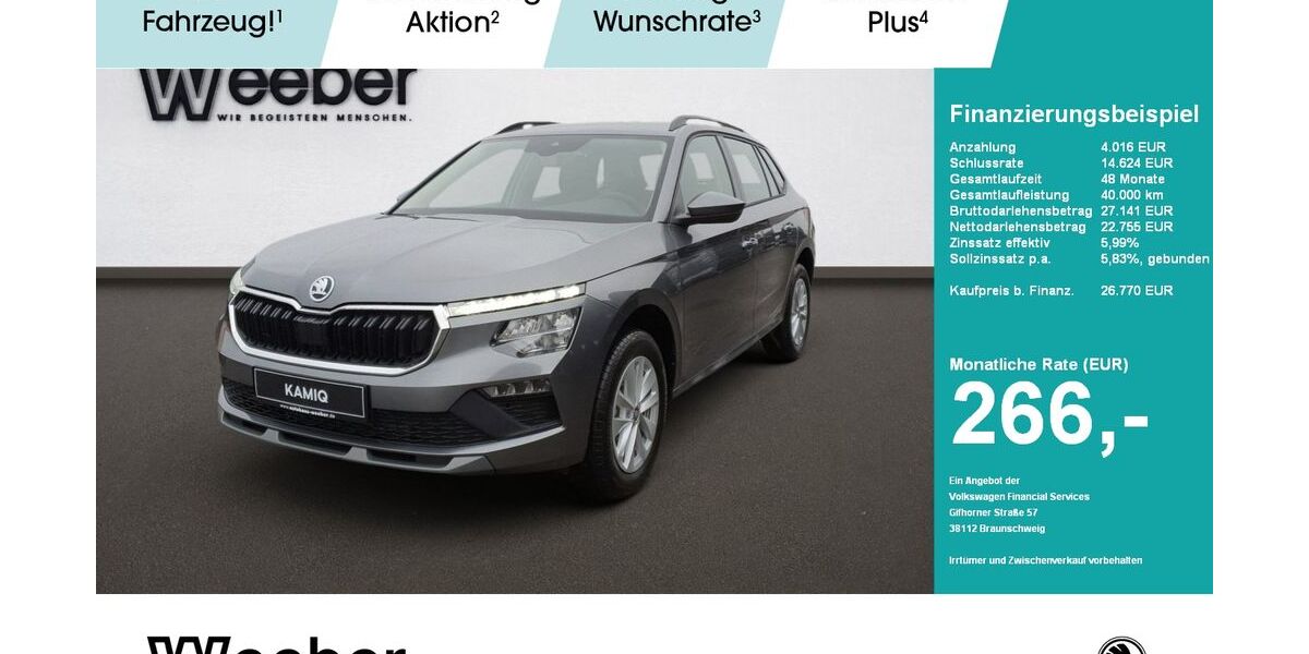 Skoda Kamiq 12.000 km 26.770 &euro; Calw 75365