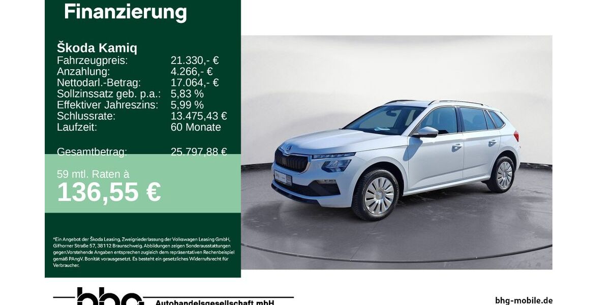 Skoda Kamiq 26.407 km 20.960 &euro; Metzingen 72555