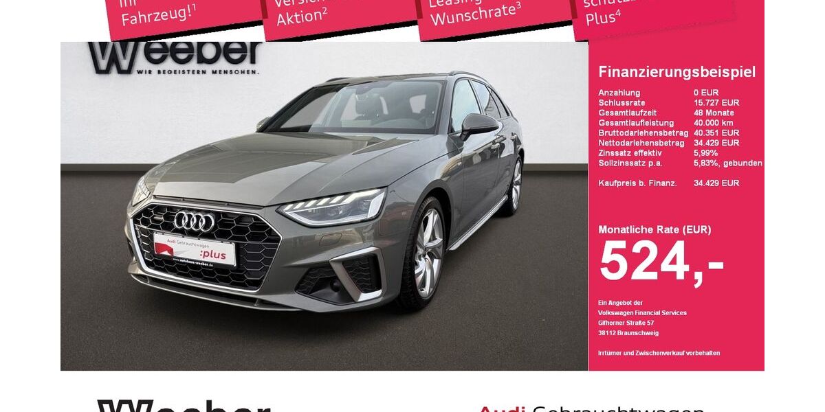 Audi A4 83.712 km 33.990 &euro; Weil der Stadt 71263