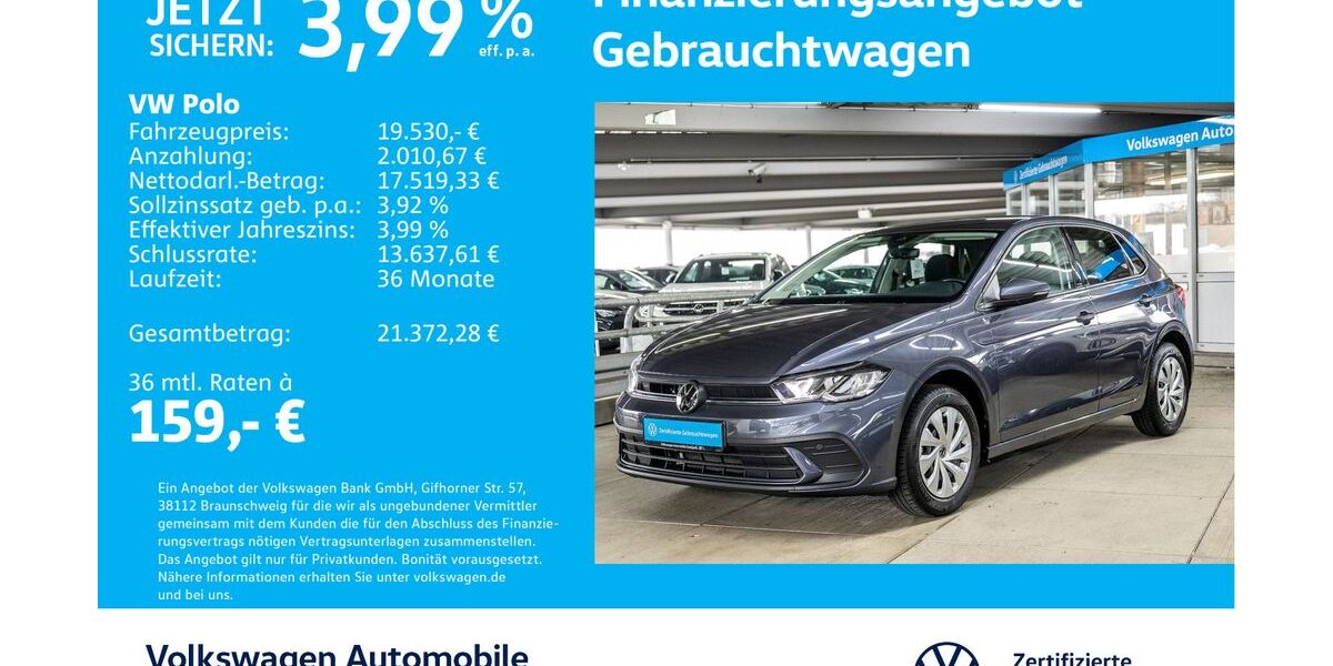 VW Polo 18.159 km 19.530 &euro; Stuttgart-Wangen 70188