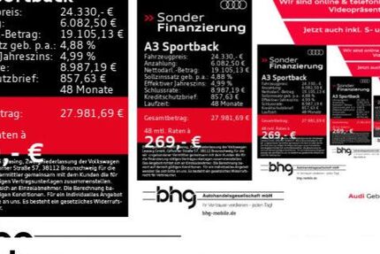 Audi A3 67.215 km 24.330 &euro; Reutlingen 72770
