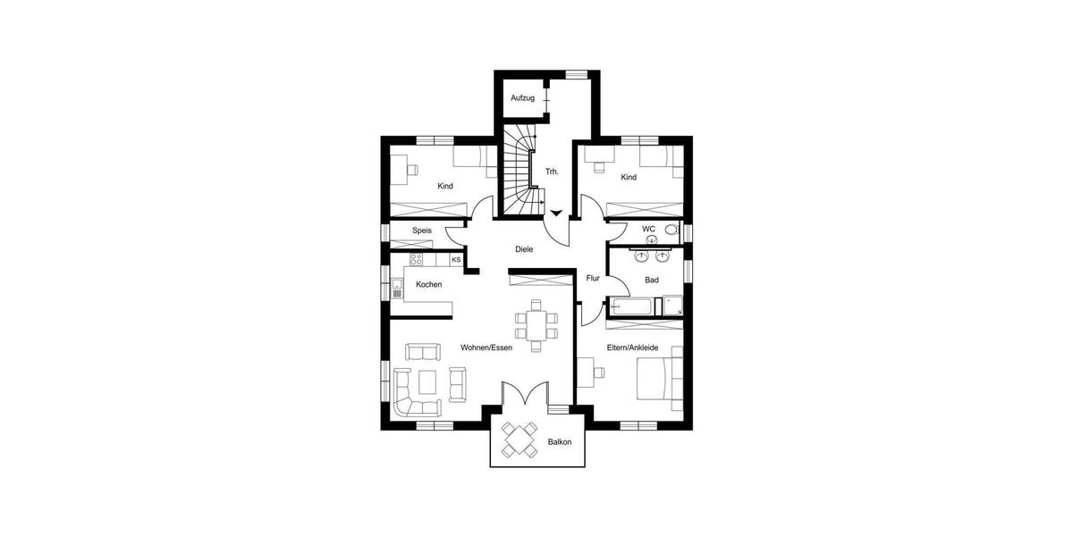 Etagenwohnung Grafenau Döffingen - 4 Zimmer, 123 m&sup2;, 598.000&euro; | Angebot:25662757