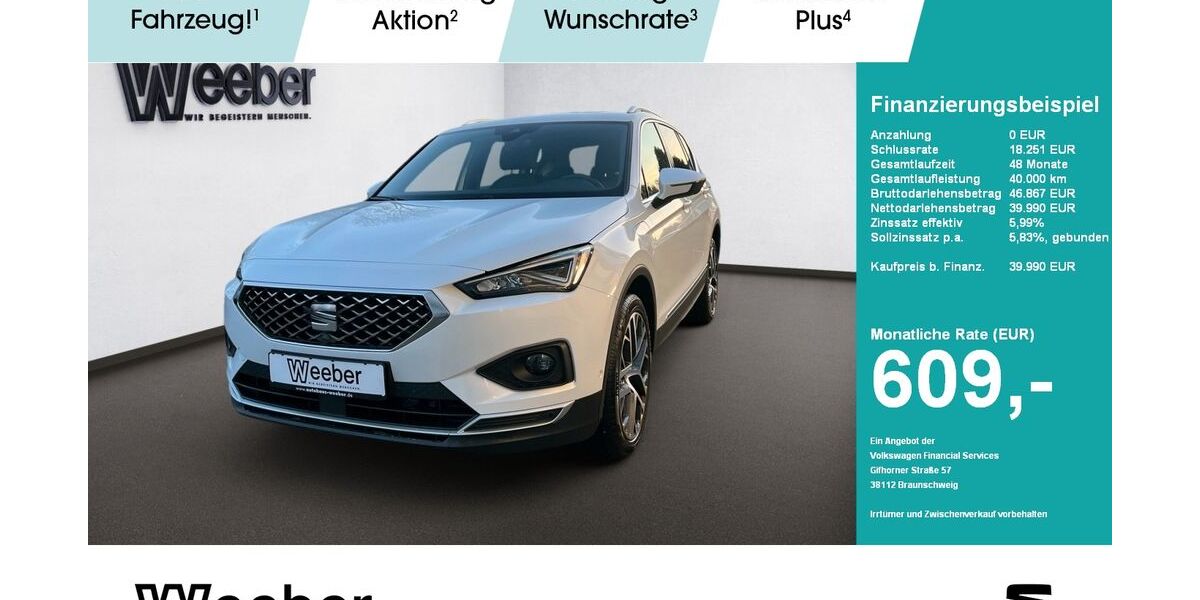 Seat Tarraco 17.670 km 38.790 &euro; Herrenberg 71083