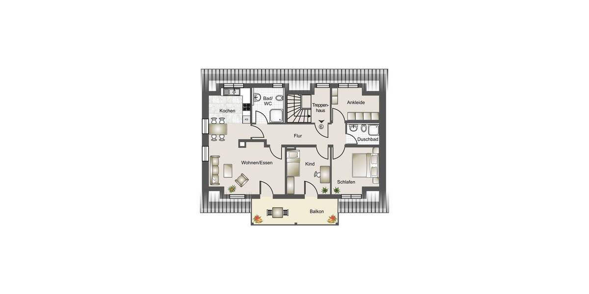 Etagenwohnung Denkendorf - 4 Zimmer, 88 m&sup2;, 526.000&euro; | Angebot:25837526