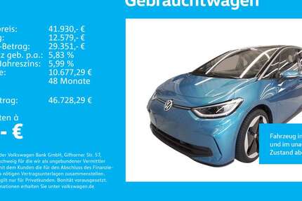 VW ID.3 5.559 km 41.930 € Stuttgart 70469