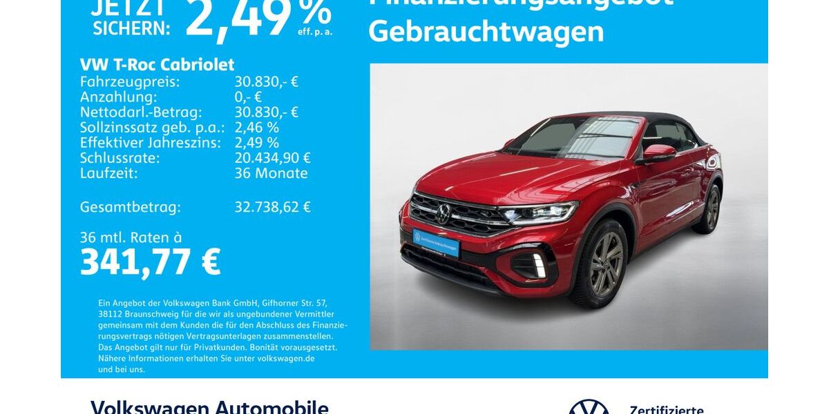 VW T-Roc 24.259 km 27.930 &euro; Stuttgart-Feuerbach 70469