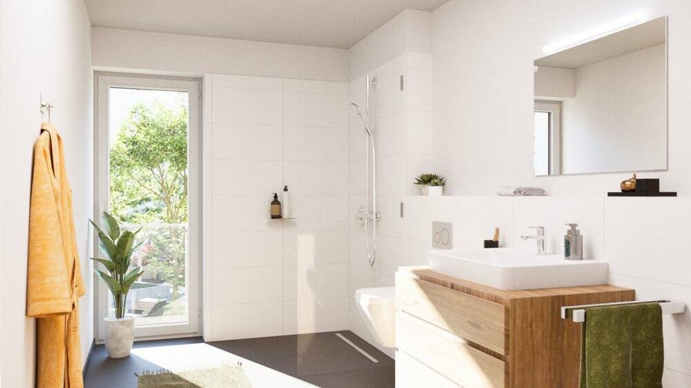 Moderne 2-Zimmer Wohnung mit Tageslichtbad und West-Terrasse 2 zimmer