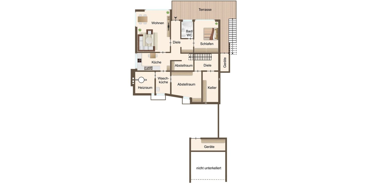 Familienfreundliches Einfamilienhaus mit Einliegerwohnung in attraktiver Aussichtslage von Leonberg - Einliegerwohnung Leonberg Leonberg | Angebot:27550187