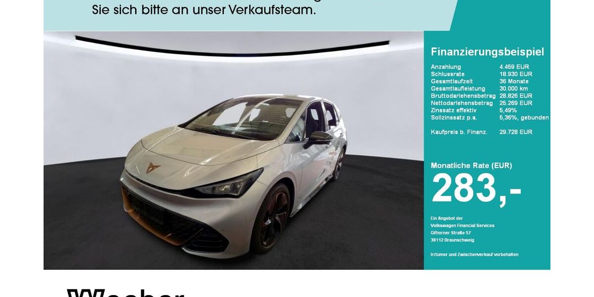 Cupra Born 26.340 km 29.478 &euro; Leonberg 71229