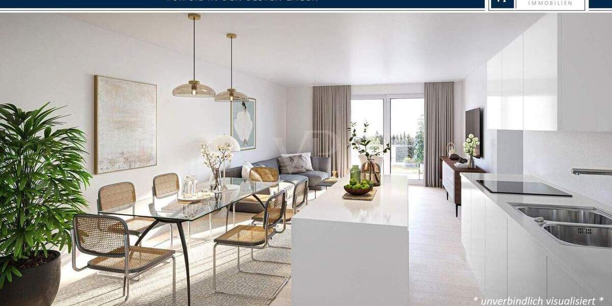 Moderne und sehr helle Wohnung mit hochwertiger Ausstattung in ruhiger und zentraler Lage 3 zimmer