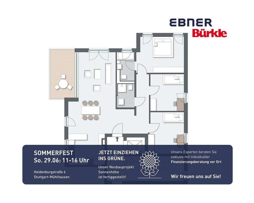 Wohnung zum Kaufen in Stuttgart 658.600 € 108.2 m²