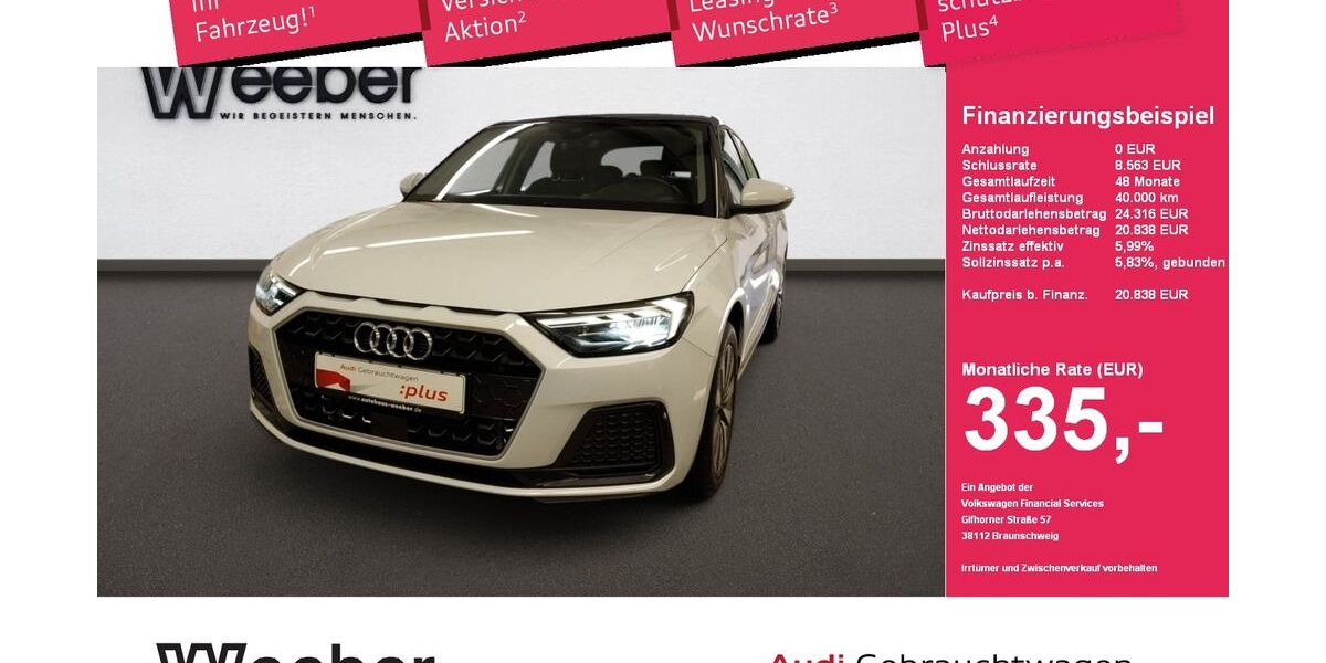 Audi A1 20.646 km 19.290 &euro; Herrenberg 71083