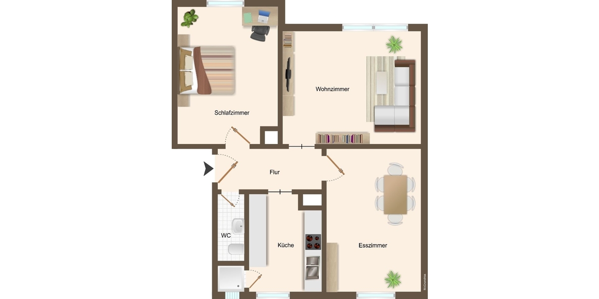 Gepflegtes 6-FH in ruhiger Lage, Nähe Zentrum Stuttgart-Bad Cannstatt - Rendite ca. 4 % netto - Mehrfamilienhaus, Wohnhaus Stuttgart / Bad Cannstatt Bad Cannstatt (Stadtbezirk) | Angebot:26888799