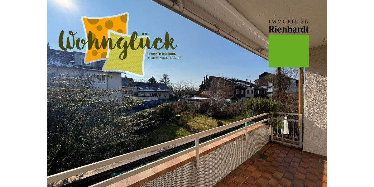 Etagenwohnung Ludwigsburg Eglosheim - 3 Zimmer, 84 m&sup2;, 289.000&euro; | Angebot:24452586