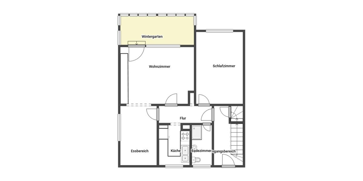 Reihenendhaus Stuttgart Rot - 6 Zimmer, 131 m&sup2;, 398.000&euro; | Angebot:26799937