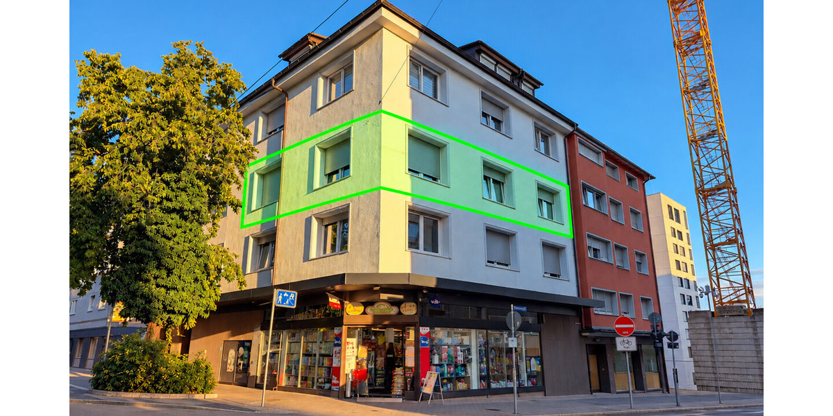 Zentrale 3 Zimmer Wohnung in zentraler Lage - Etagenwohnung Pforzheim Innenstadt | Angebot:27649911