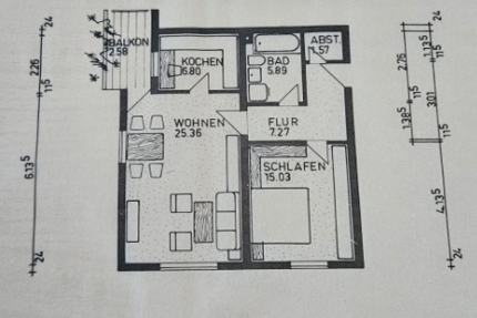 Wohnung Pforzheim Eutingen - 2 Zimmer, 65 m&sup2;, 145.000&euro; | Angebot:27320889